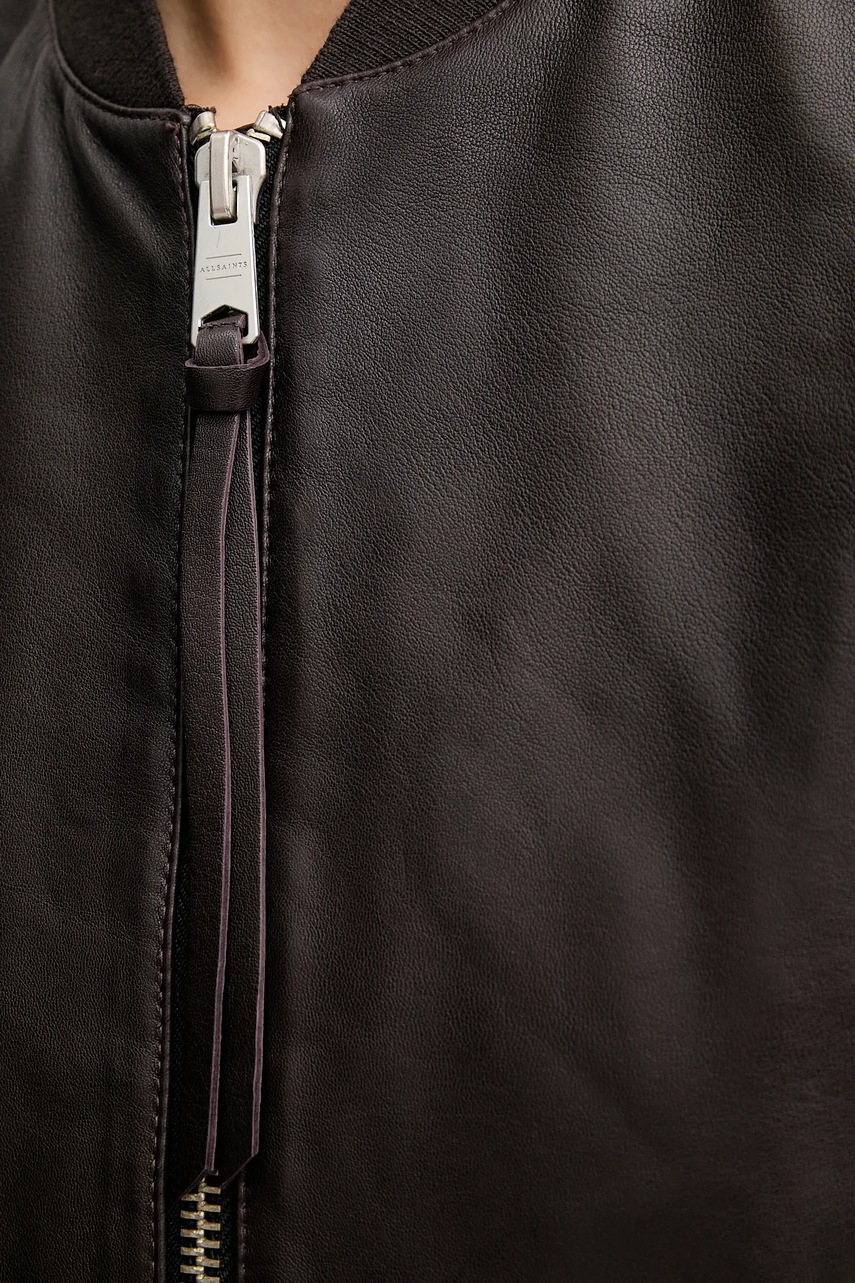 AllSaints AllSaints Δερμάτινο μπουφάν ORTEN BOMBER JACKET - 6