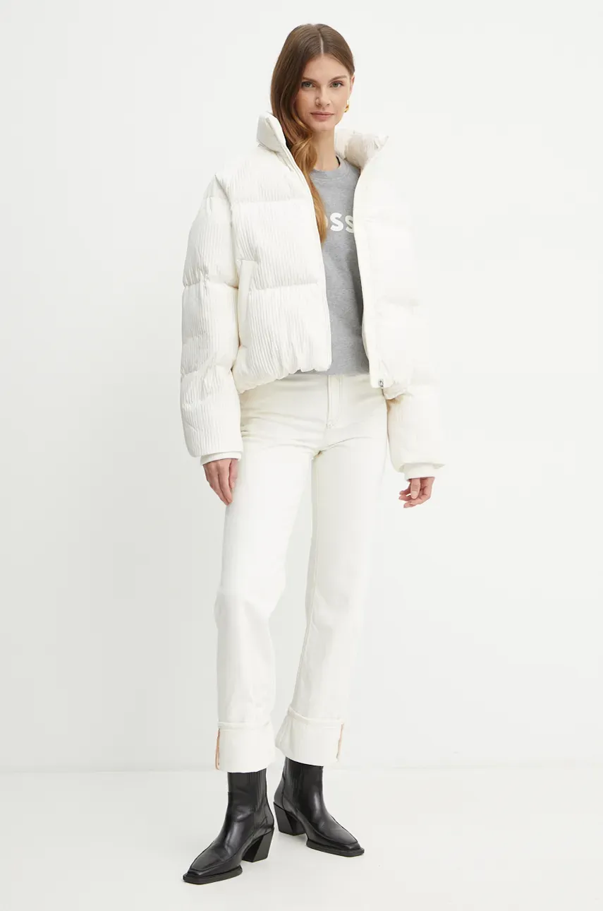 Куртка BOSS женская цвет белый зимняя oversize 50524026 Куртка BOSS женская цвет белый зимняя oversize 50524026