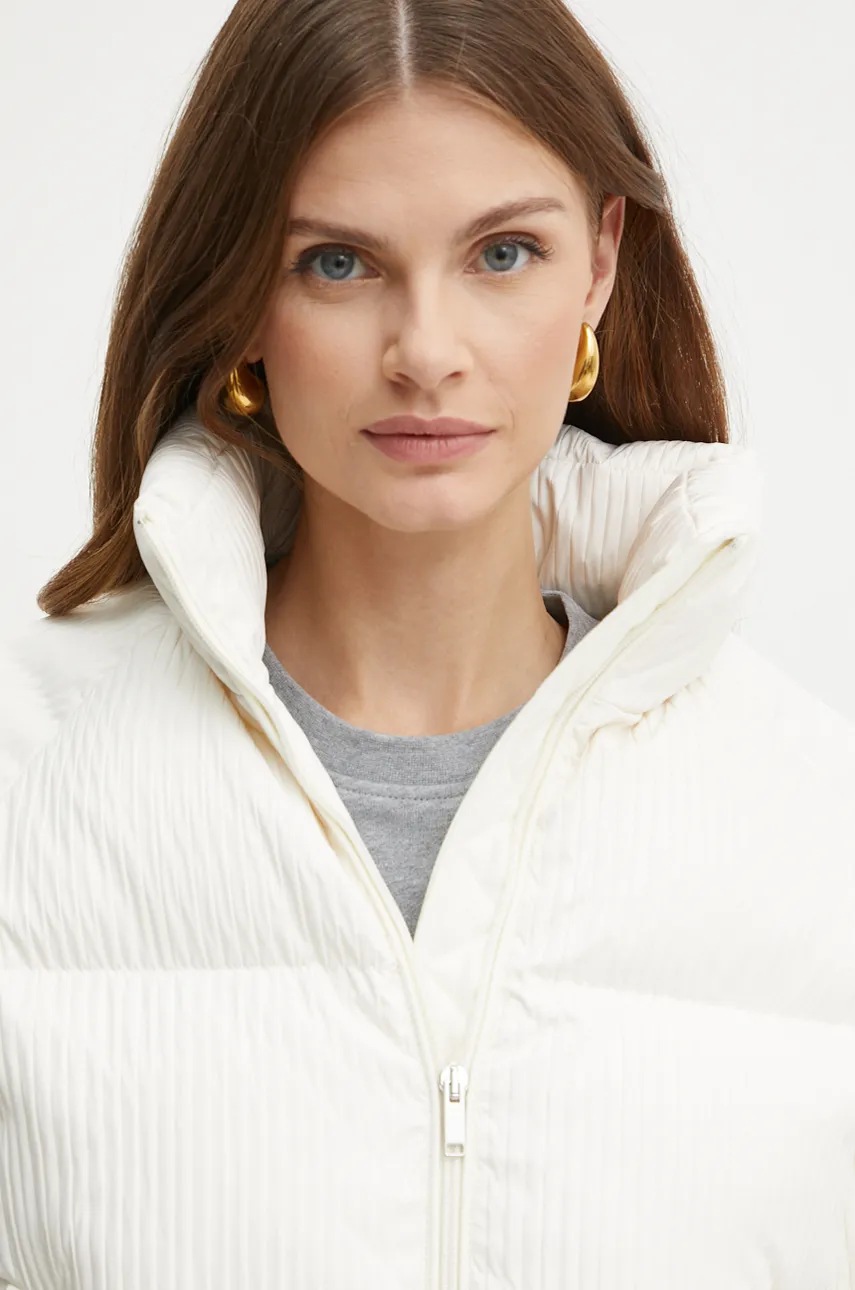Куртка BOSS жіноча колір білий зимова oversize 50524026 