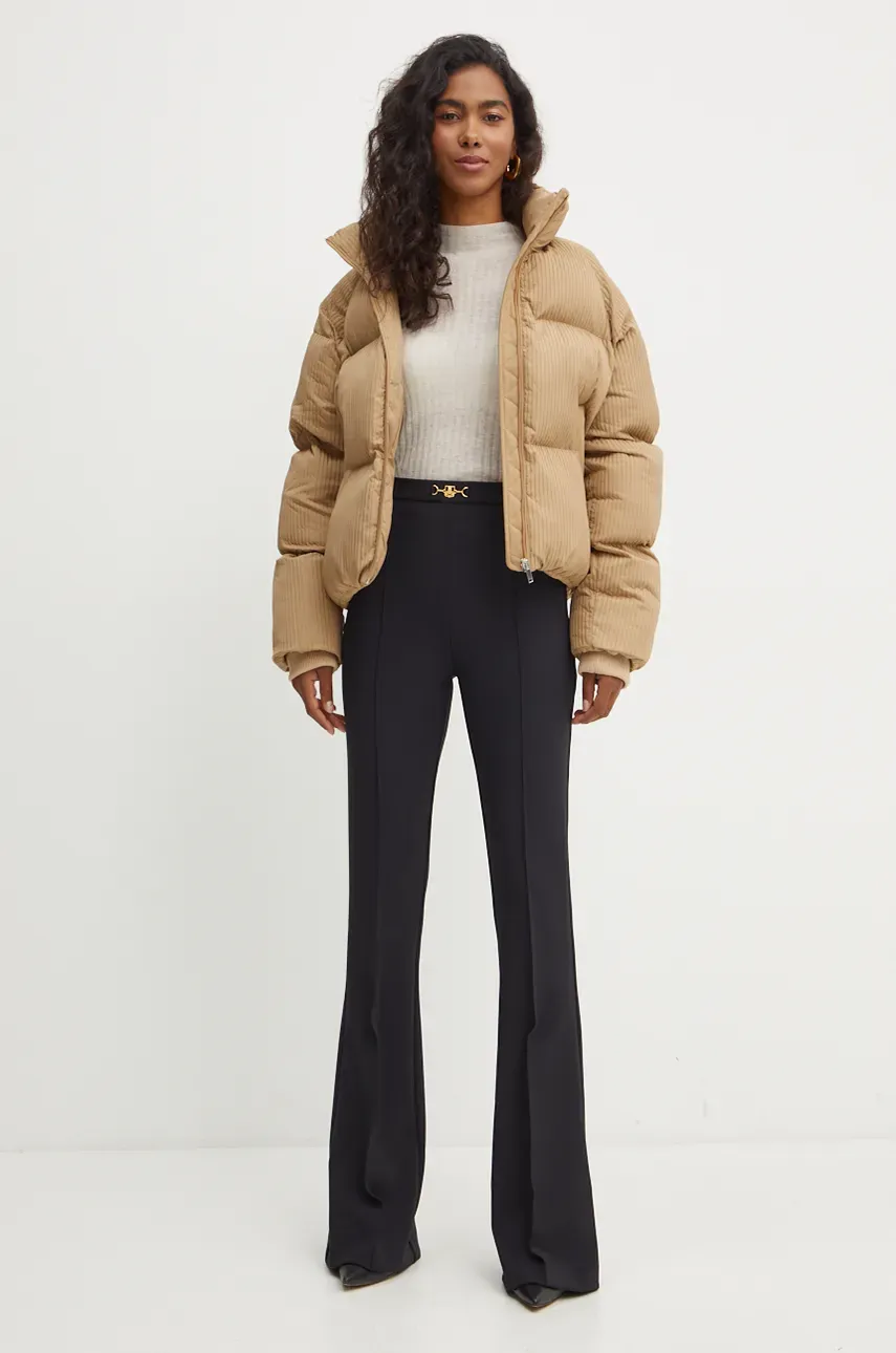 Куртка BOSS женская цвет бежевый зимняя oversize 50524026 Куртка BOSS женская цвет бежевый зимняя oversize 50524026