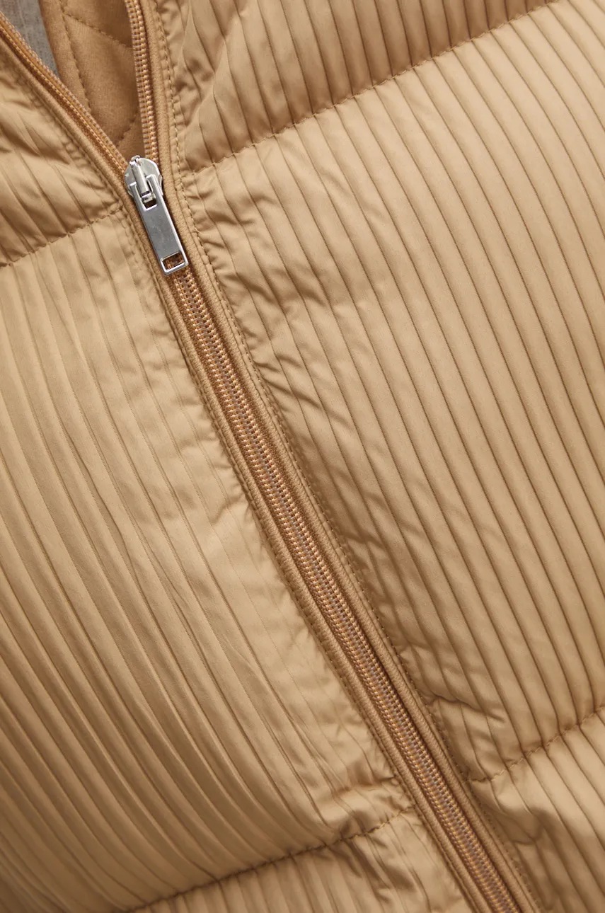 Куртка BOSS жіноча колір бежевий зимова oversize 50524026 