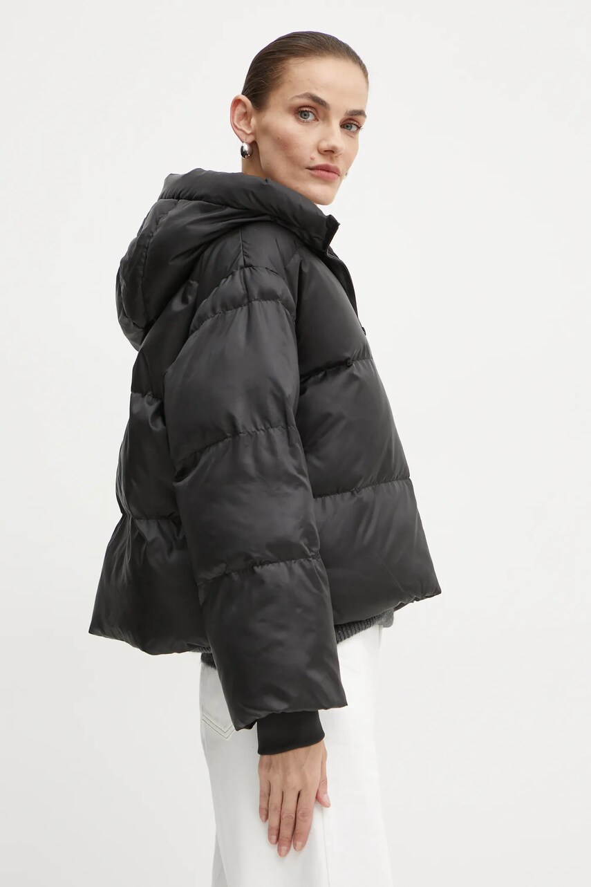 MAX&Co. geaca femei, culoarea negru, de iarna, oversize, 2426486024200