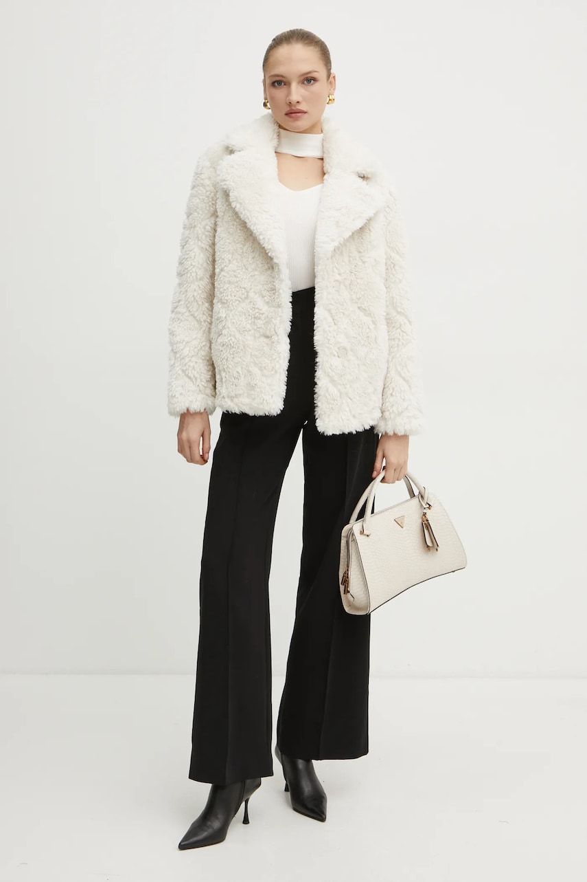 Куртка Guess CRISTEL женская цвет бежевый переходная W4BL15 WGHY0 Куртка Guess CRISTEL женская цвет бежевый переходная W4BL15 WGHY0