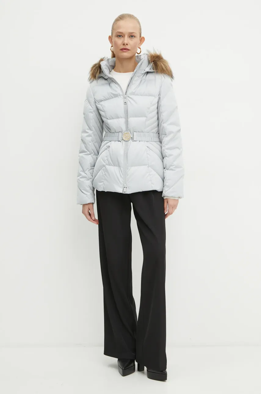 Пуховая куртка Guess OLGA женская цвет серый зимняя W4BL53 WEX52 Пуховая куртка Guess OLGA женская цвет серый зимняя W4BL53 WEX52