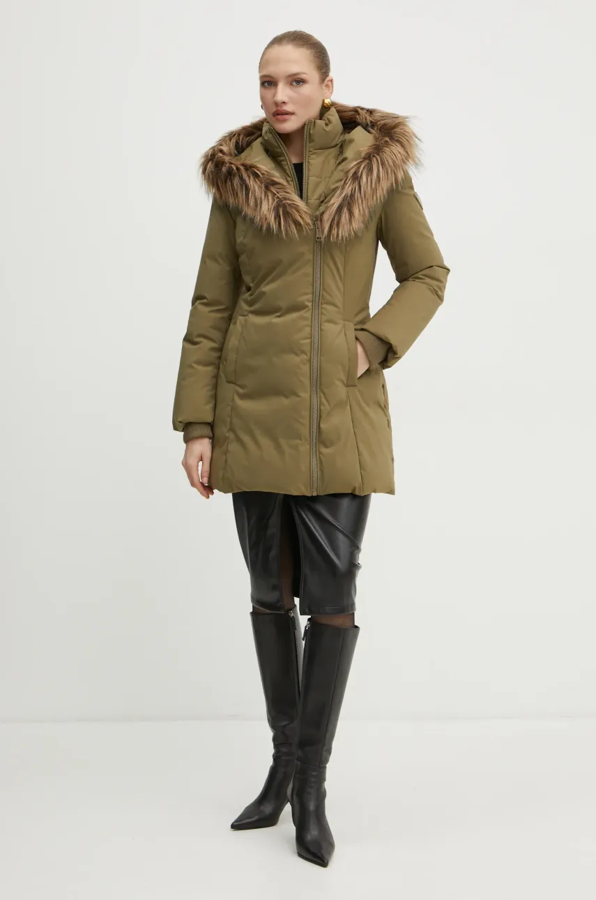 Куртка Guess SYLVIE женская цвет зелёный зимняя W4BL59 WG7X2 Куртка Guess SYLVIE женская цвет зелёный зимняя W4BL59 WG7X2