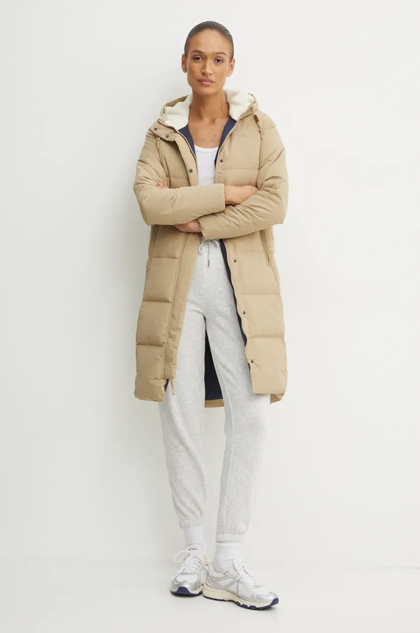Пуховая куртка Jack Wolfskin Nordlicht женская цвет бежевый зимняя A60038 Пуховая куртка Jack Wolfskin Nordlicht женская цвет бежевый зимняя A60038