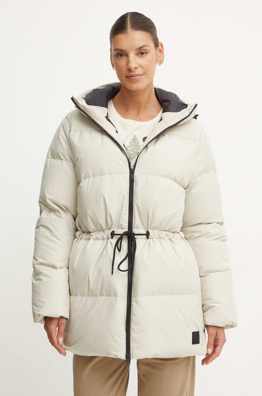 

Пухено яке Jack Wolfskin Kirschallee в сиво зимен модел A60213, Сив