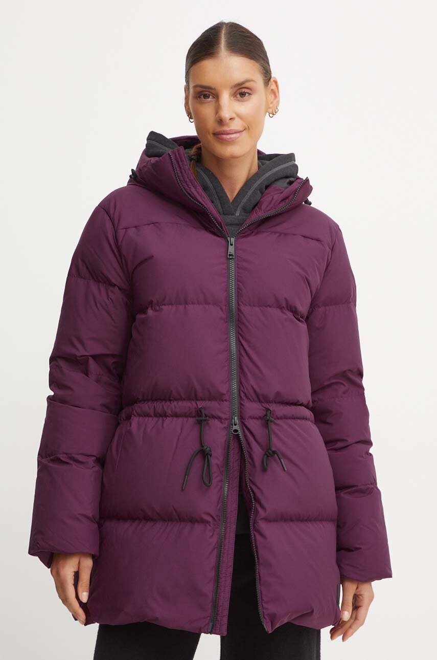

Пухено яке Jack Wolfskin Kirschallee в лилаво зимен модел A60213, Виолетов