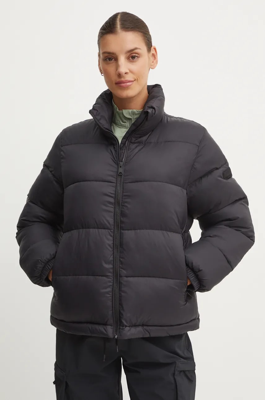 Napapijri geaca A-Suze femei, culoarea negru, de iarna, NP0A4HZ10411 Napapijri geaca A-Suze femei, culoarea negru, de iarna, NP0A4HZ10411