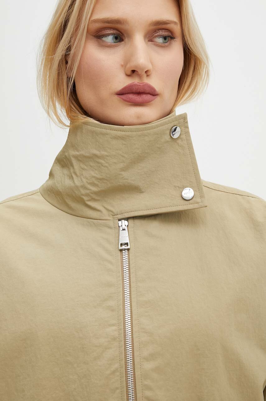 Куртка AERON жіноча колір бежевий перехідна oversize PFJK119518 