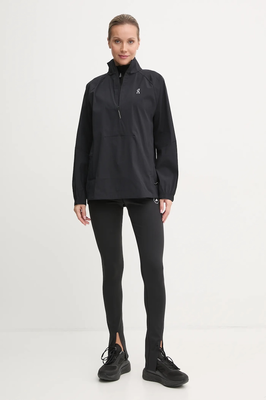 Куртка для тренировок ON running All Day цвет чёрный переходная oversize 1WE30410553 Куртка для тренировок ON running All Day цвет чёрный переходная oversize 1WE30410553
