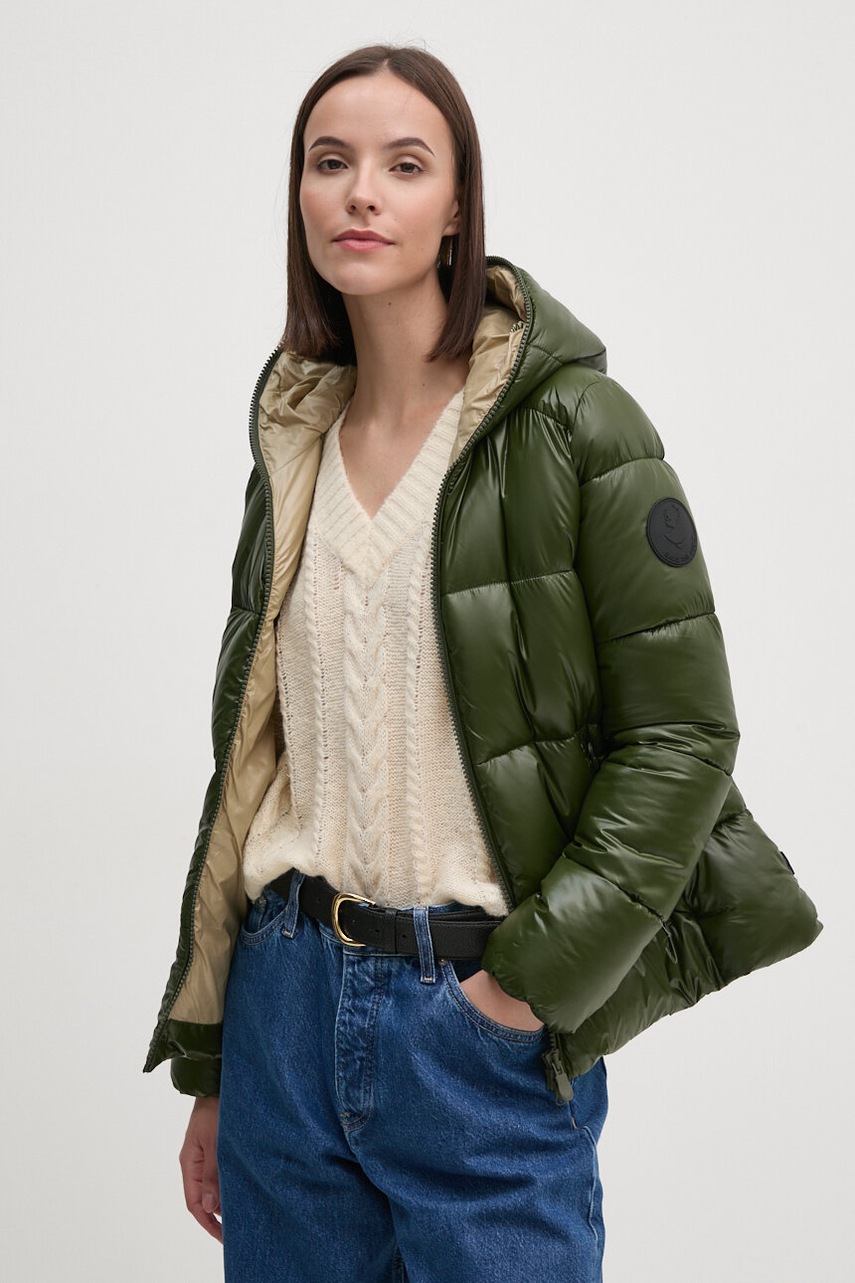 Save The Duck Geaca Lois Femei, Culoarea Verde, De Iarna, D38090w.luck19