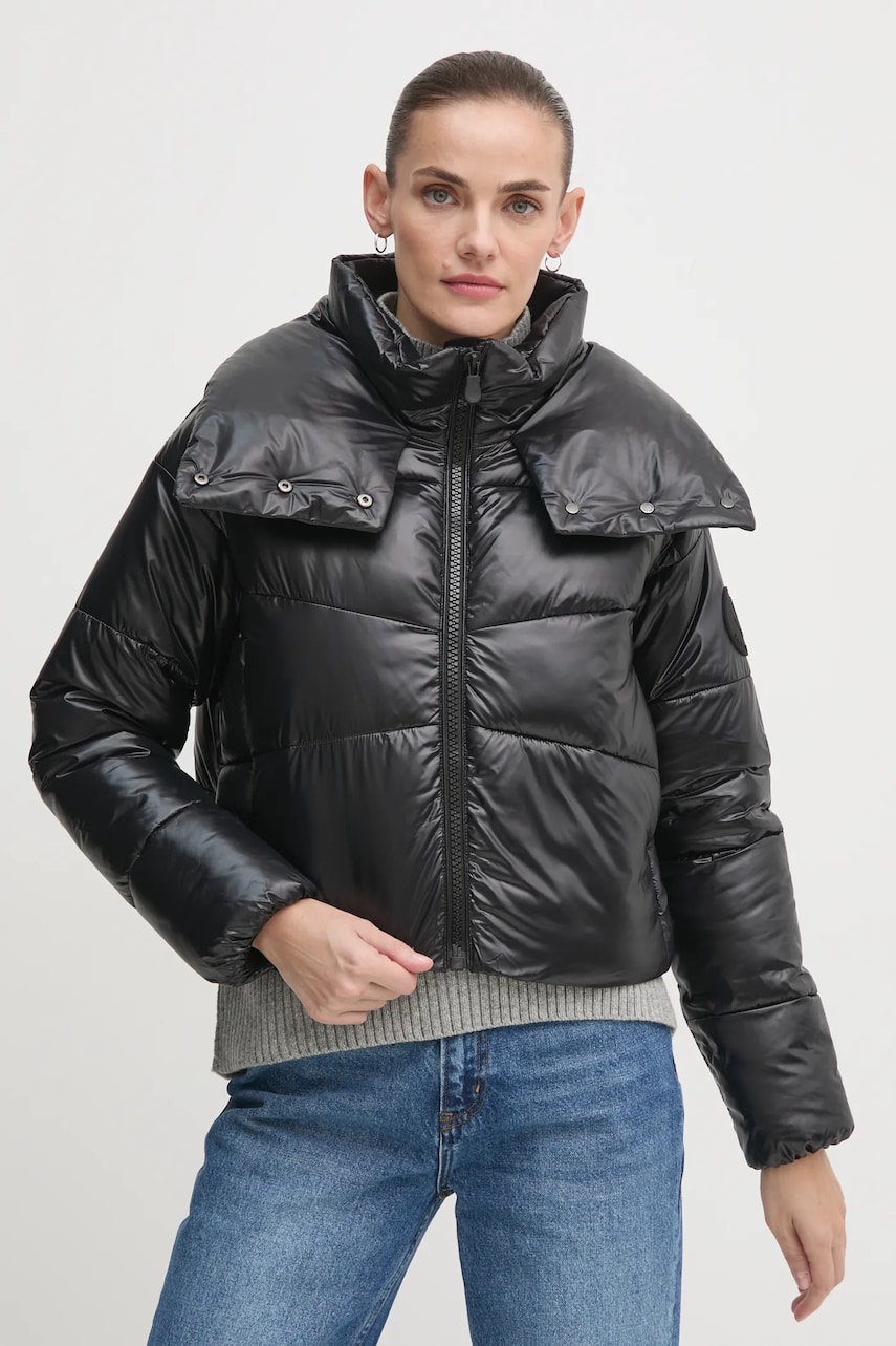 Save The Duck geaca HEIDI femei, culoarea negru, de iarna, D31839W.LUCK19