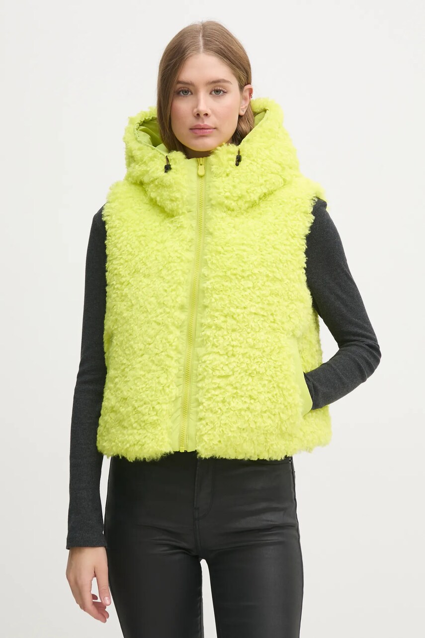 

Елек Save The Duck KLARA дамски в зелено зимен модел D81923W.CURL19, Зелен