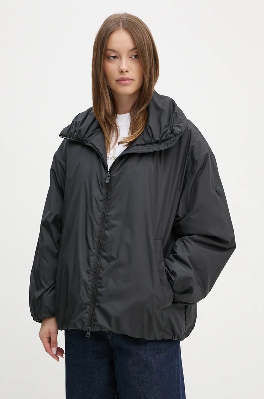 Save The Duck geaca CISSY femei, culoarea negru, de iarna, oversize, D31681W.MIRO19