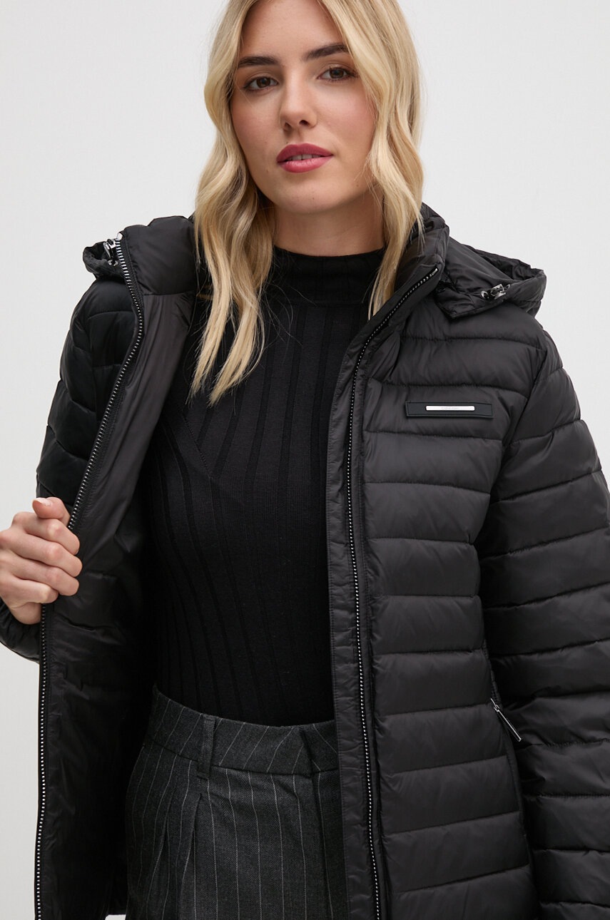 Куртка Calvin Klein жіноча колір чорний перехідна K20K207731 