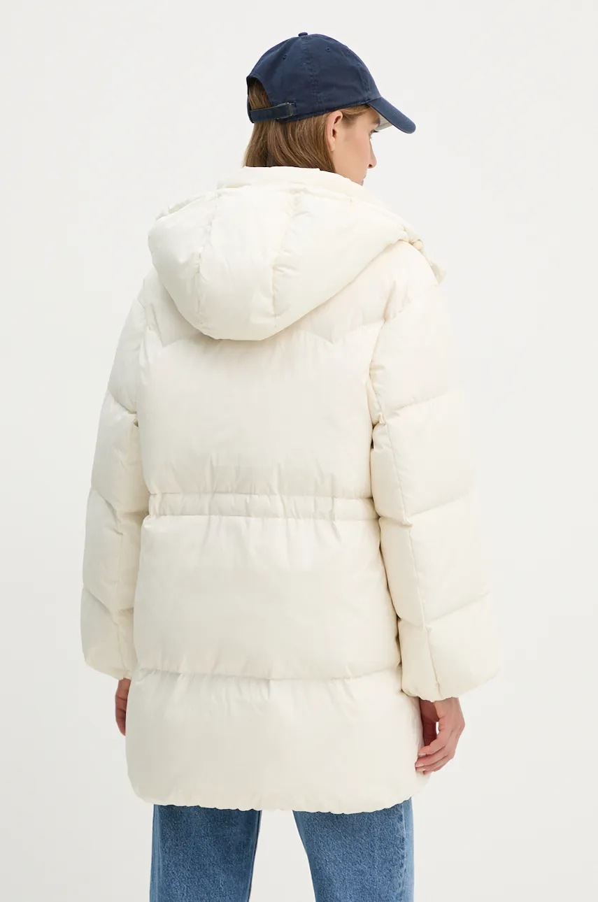 Péřová bunda Levi's dámská, béžová barva, zimní, oversize, A8528