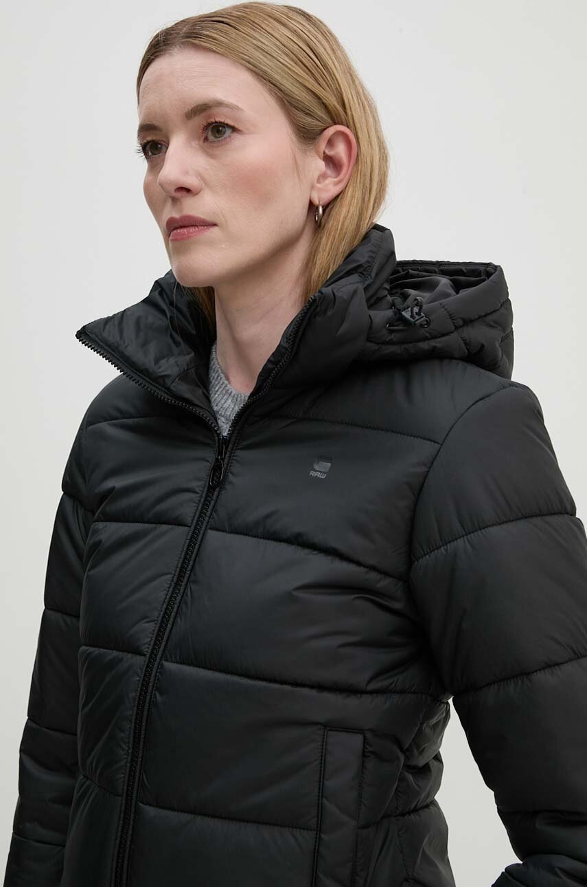 Куртка G-Star Raw жіноча колір чорний перехідна D25193-B958 