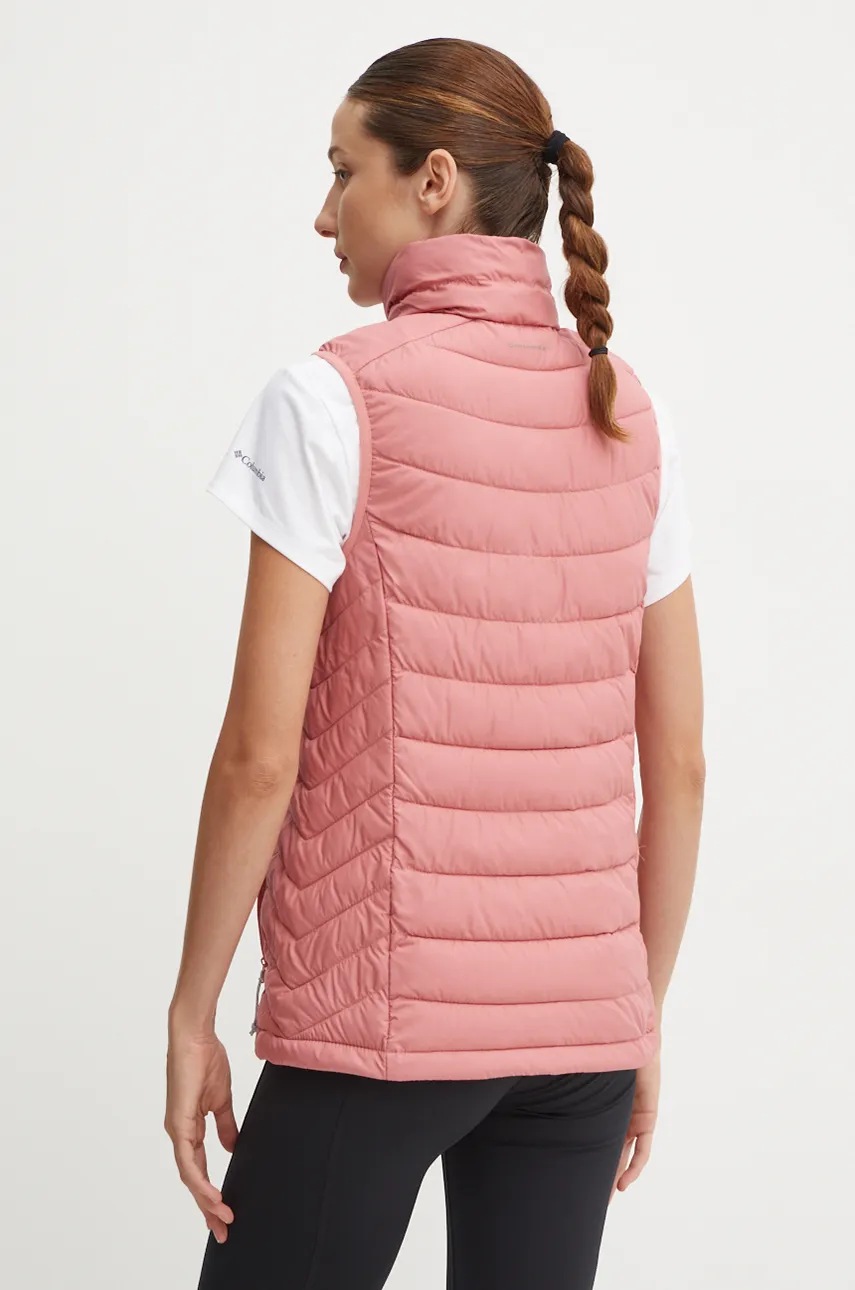 Αθλητικό γιλέκο Columbia Powder Lite II χρώμα: ροζ, 2089561 φωτογραφία