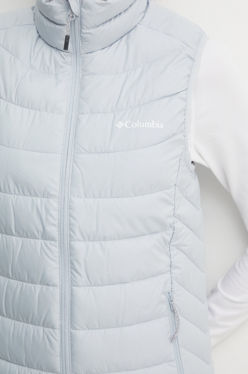Αθλητικό γιλέκο Columbia Powder Lite II χρώμα: γκρι, 2089561 φωτογραφία