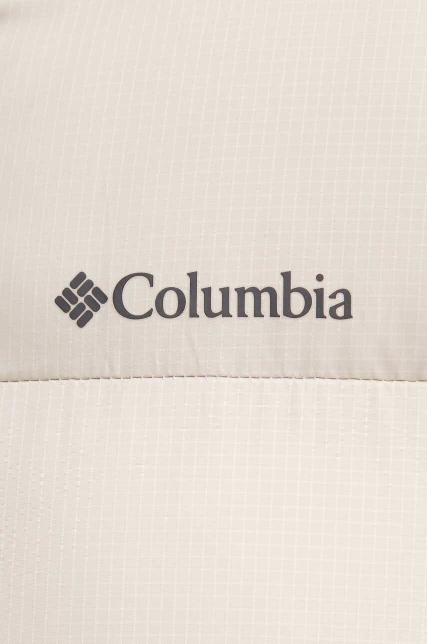Куртка Columbia Puffect жіноча колір бежевий зимова 2090291 