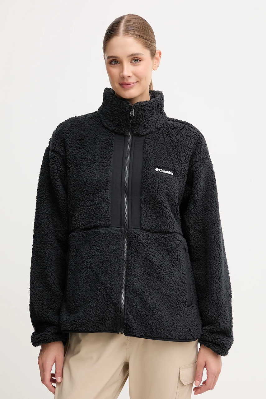 Columbia jachetă de exterior Drop Ridge IC culoarea bleumarin, 2094761