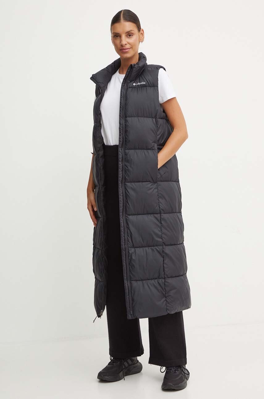 Αμάνικο μπουφάν Columbia Puffect χρώμα: μαύρο, 2103511 φωτογραφία