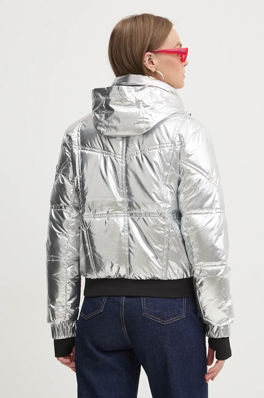 Desigual rövid kabát ALESUND női, ezüst, téli, 24WWEWBQ termék 2. képe