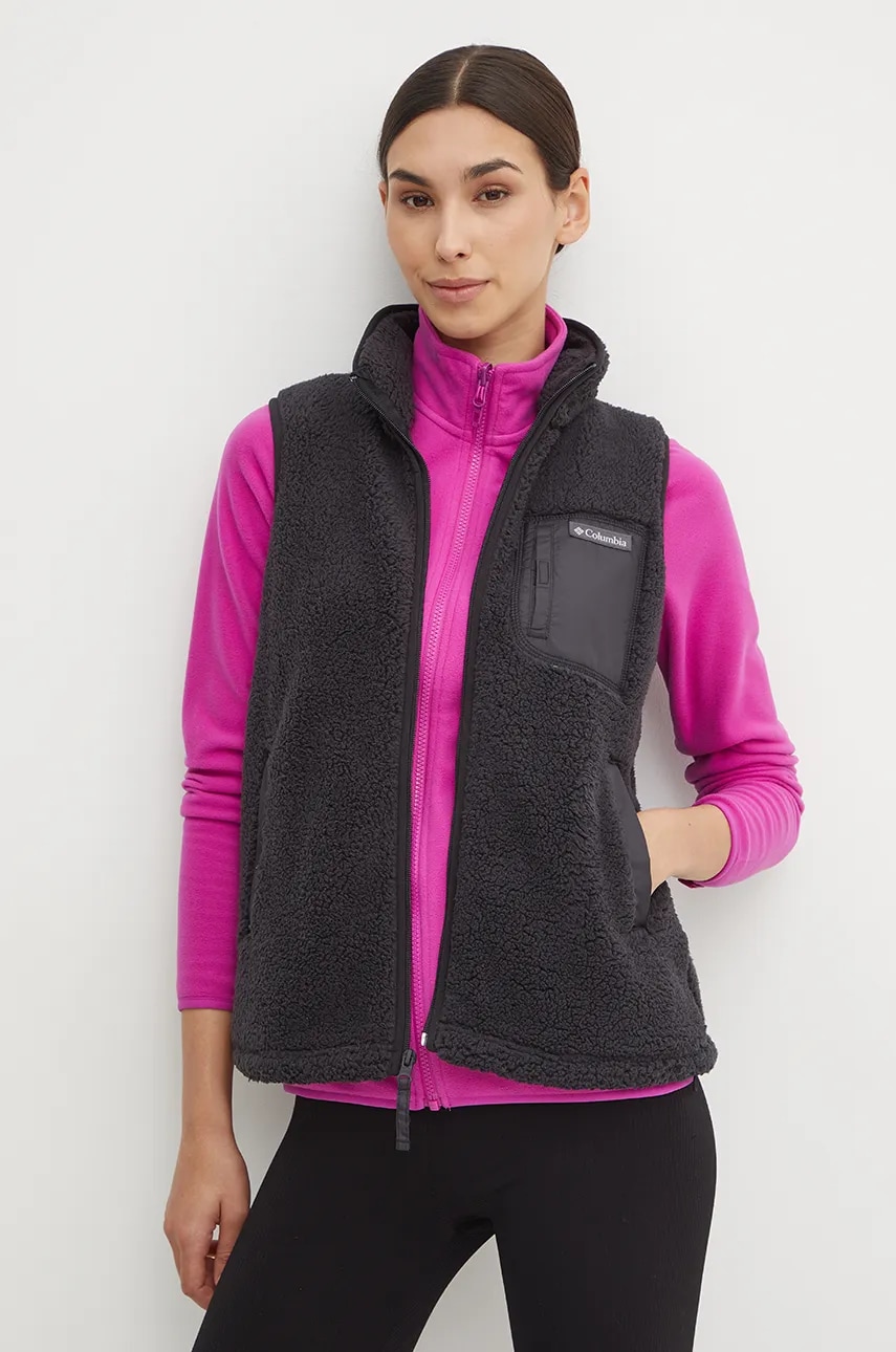 Columbia vesta sport West Bend culoarea negru, de tranzitie, 2099264