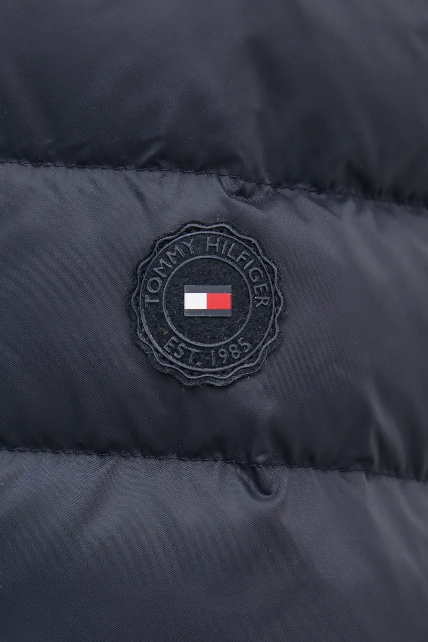 Пухова куртка Tommy Hilfiger жіноча колір синій зимова WW0WW42742 