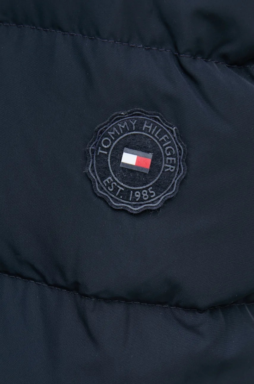 Пухова куртка Tommy Hilfiger жіноча колір синій зимова WW0WW43234 