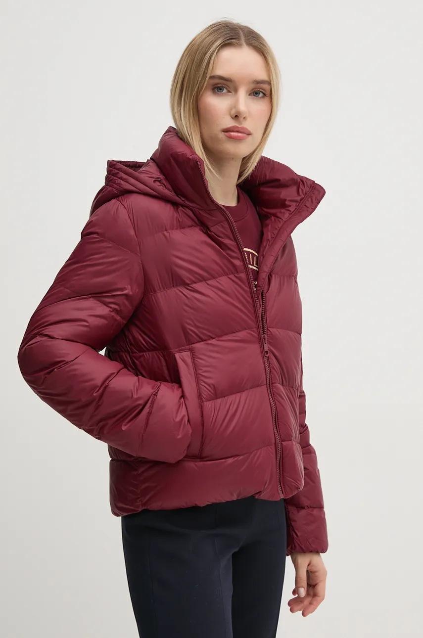 

Пухено яке Tommy Hilfiger в бордо преходен модел WW0WW43581