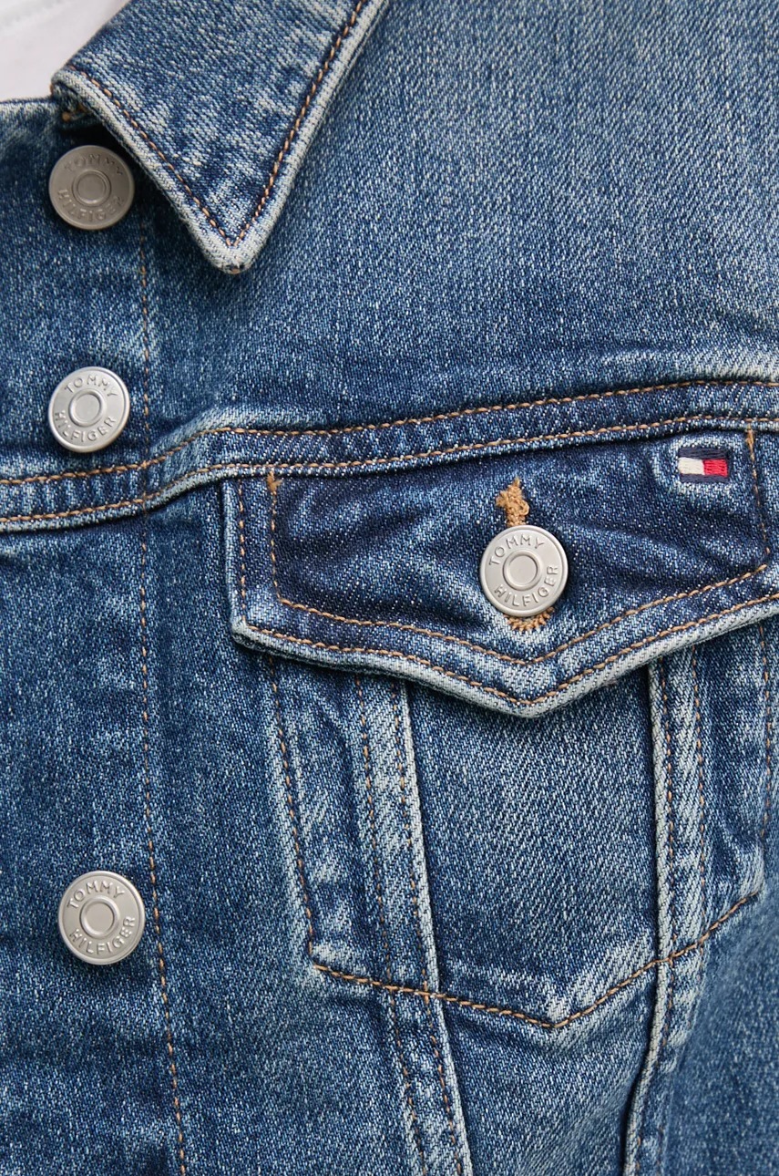 Джинсова куртка Tommy Hilfiger жіноча перехідна WW0WW44118 