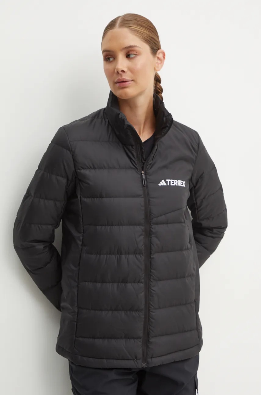 adidas TERREX geacă sport din puf Multi culoarea negru, de tranziție, JE6759