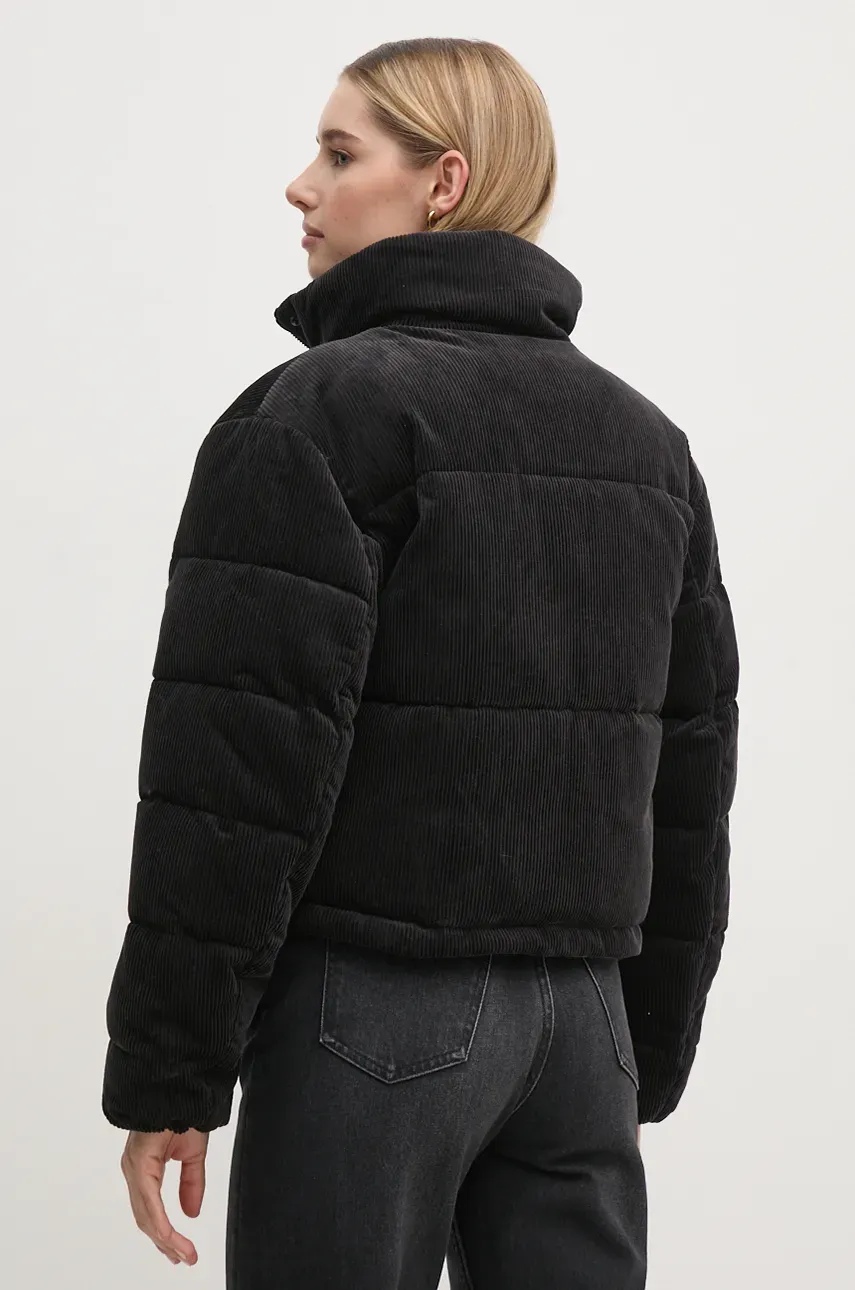 Вельветовая куртка Calvin Klein Jeans цвет чёрный зимняя oversize J20J224620 Вельветовая куртка Calvin Klein Jeans цвет чёрный зимняя oversize J20J224620