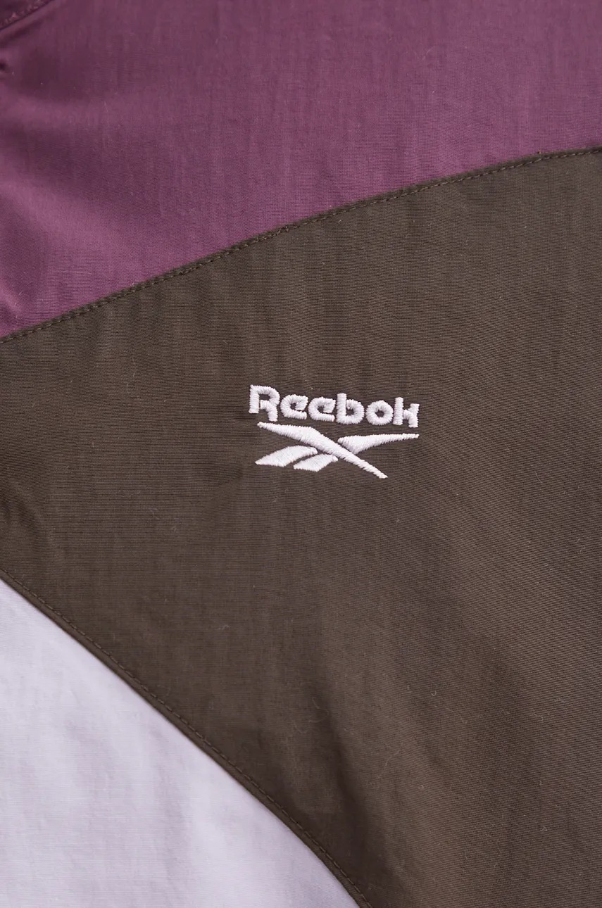 Μπουφάν Reebok Classic χρώμα: μοβ, 100206054 φωτογραφία