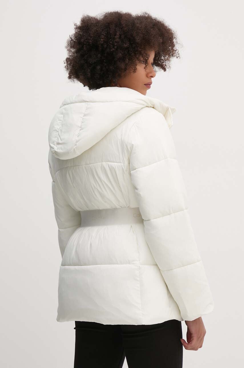 Куртка Calvin Klein Jeans жіноча колір білий зимова J20J224107 