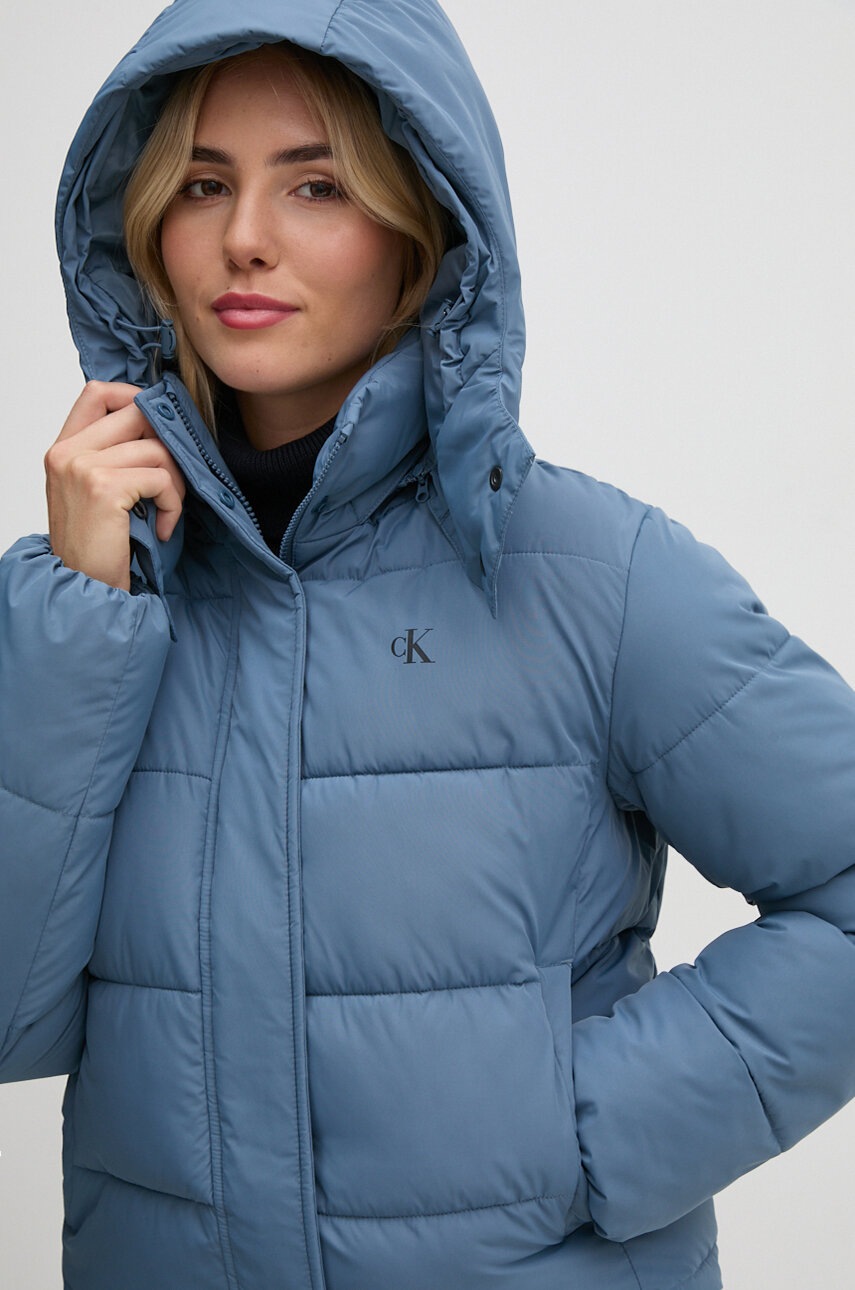 

Яке Calvin Klein Jeans в синьо зимен модел J20J224119, Син