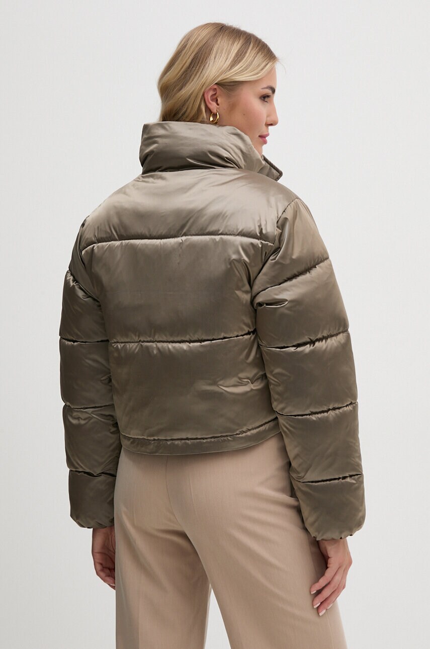 Calvin Klein Jeans rövid kabát női, szürke, téli, oversize, J20J224124 termék 2. képe