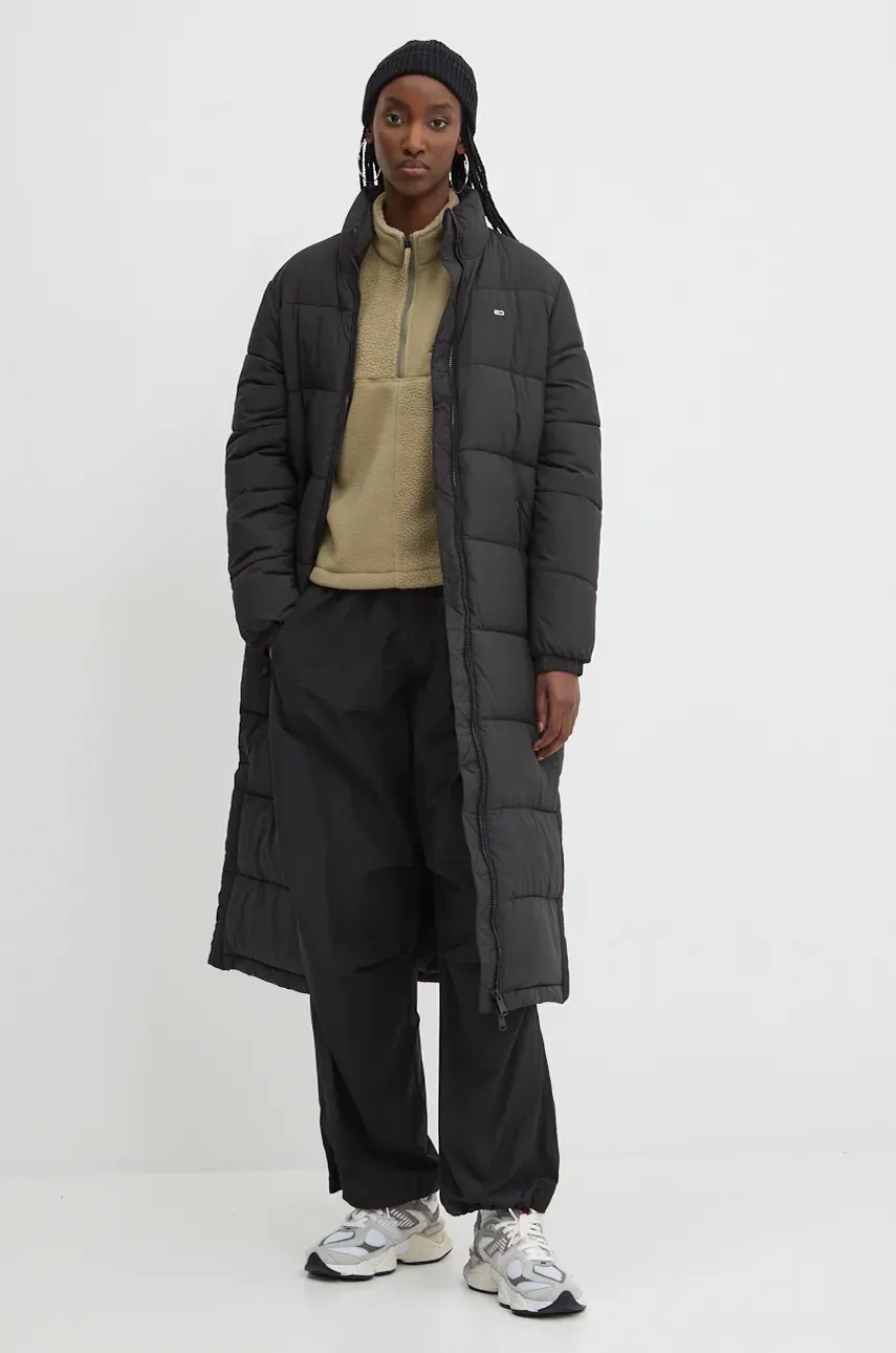Куртка Tommy Jeans женская цвет чёрный зимняя DW0DW19918 Куртка Tommy Jeans женская цвет чёрный зимняя DW0DW19918