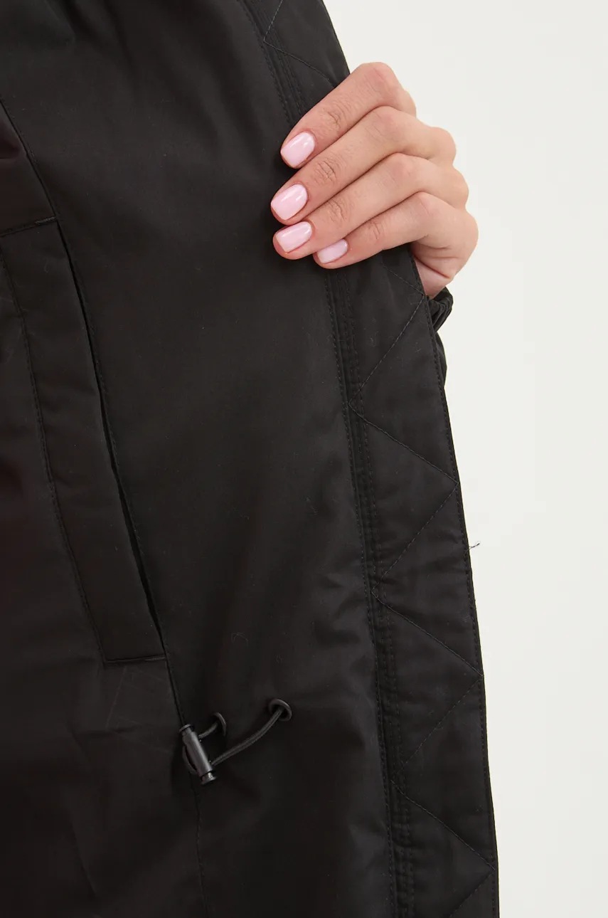 Μπουφάν με επένδυση από πούπουλα Tommy Jeans χρώμα: μαύρο, DW0DW18821 φωτογραφία