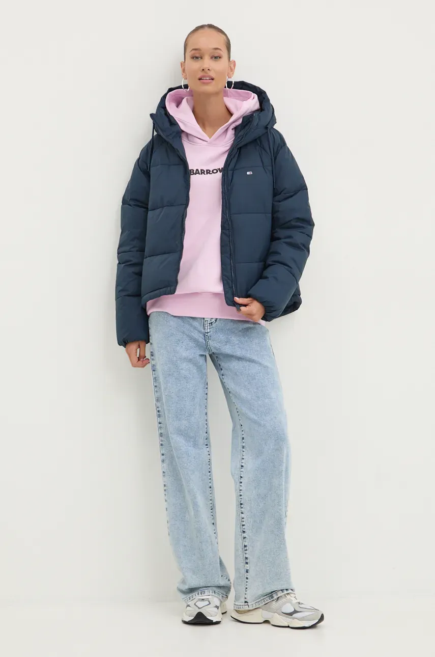 Куртка Tommy Jeans женская цвет синий переходная DW0DW18841 Куртка Tommy Jeans женская цвет синий переходная DW0DW18841
