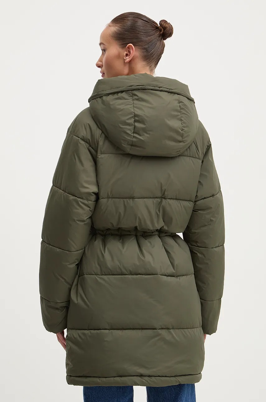 Μπουφάν Tommy Jeans χρώμα: πράσινο, DW0DW18842 φωτογραφία