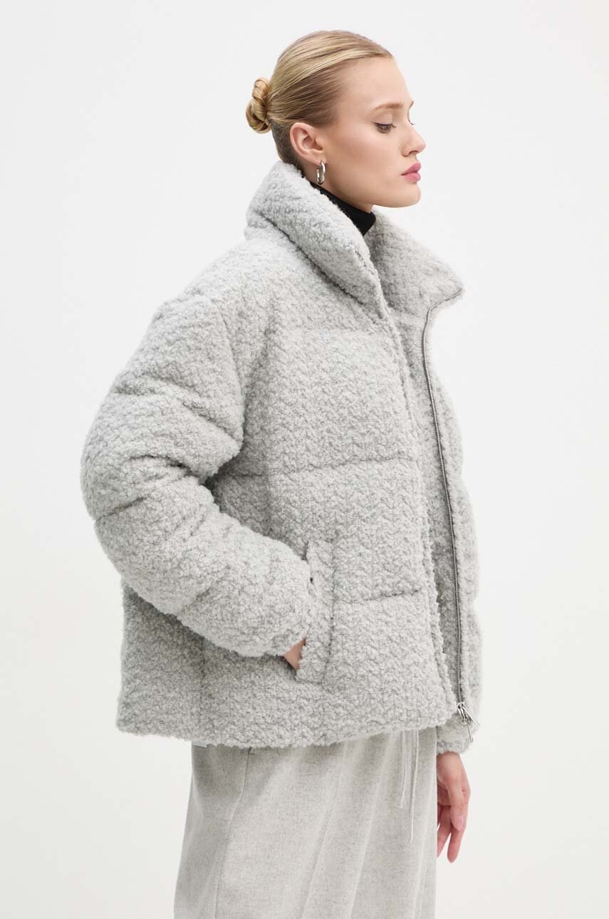 Bunda s příměsí vlny Moschino Jeans (obrázek 4)