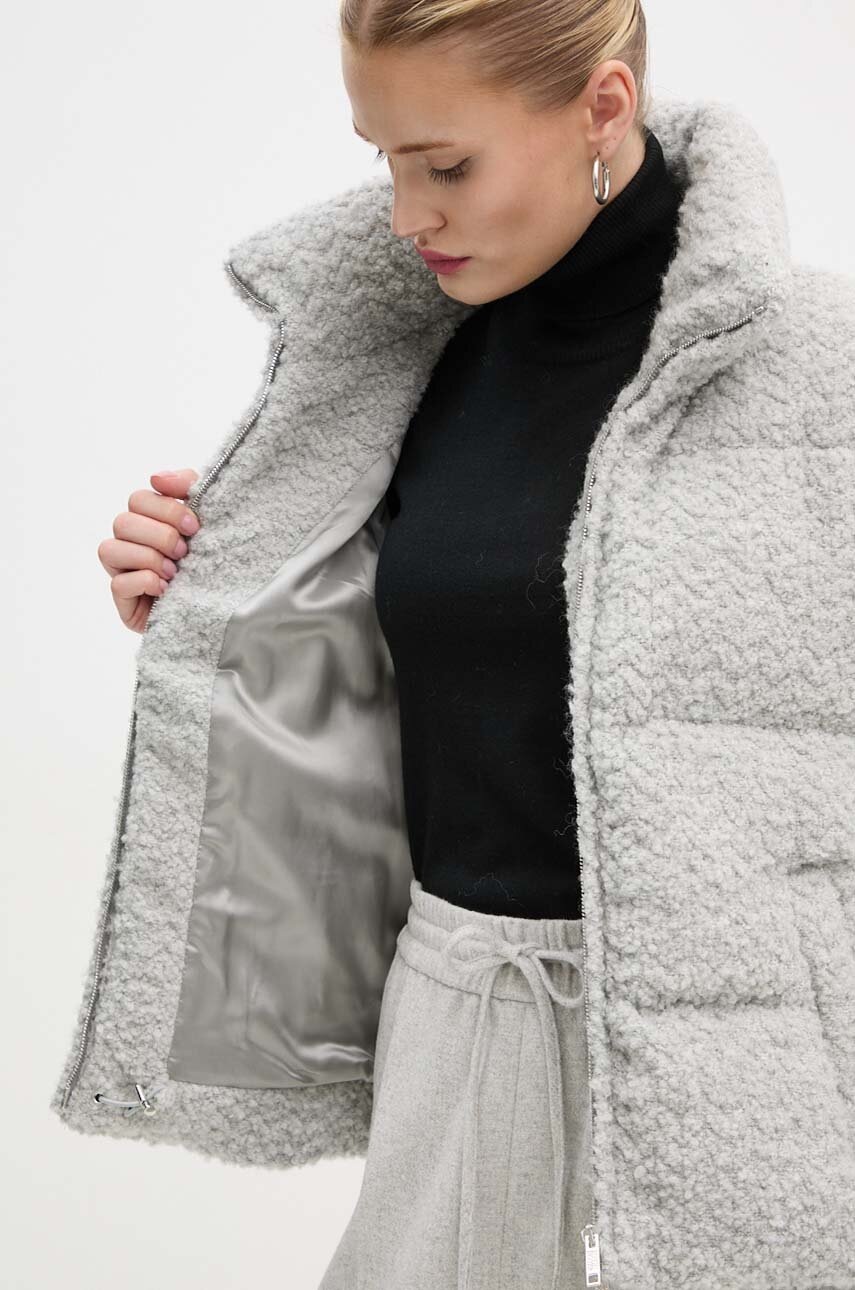 Bunda s příměsí vlny Moschino Jeans (obrázek 7)