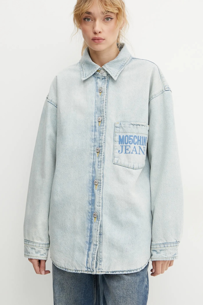 Τζιν μπουφάν Moschino Jeans φωτογραφία