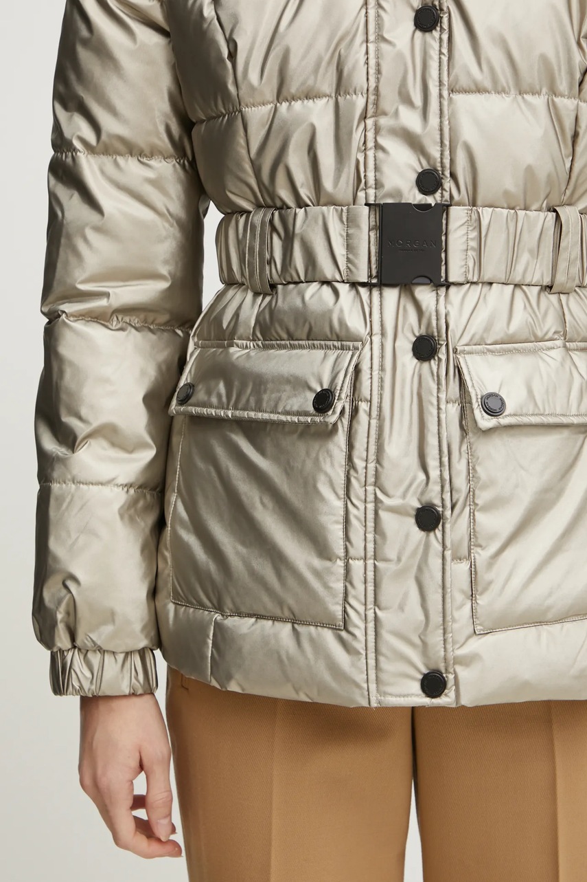 Μπουφάν Morgan GELIAM χρώμα: χρυσαφί, GELIAM φωτογραφία