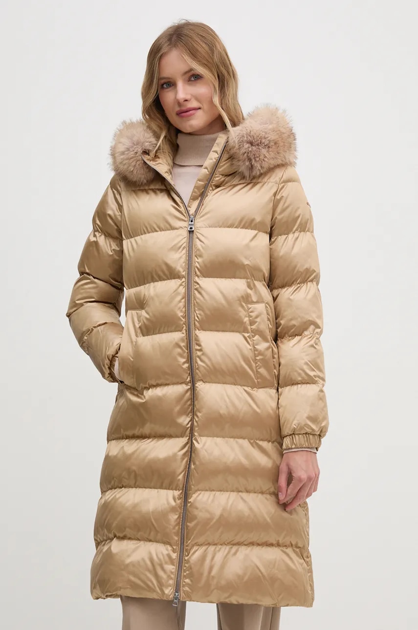 Geox geaca femei, culoarea maro, de iarna, W4628H-T2843-F5233