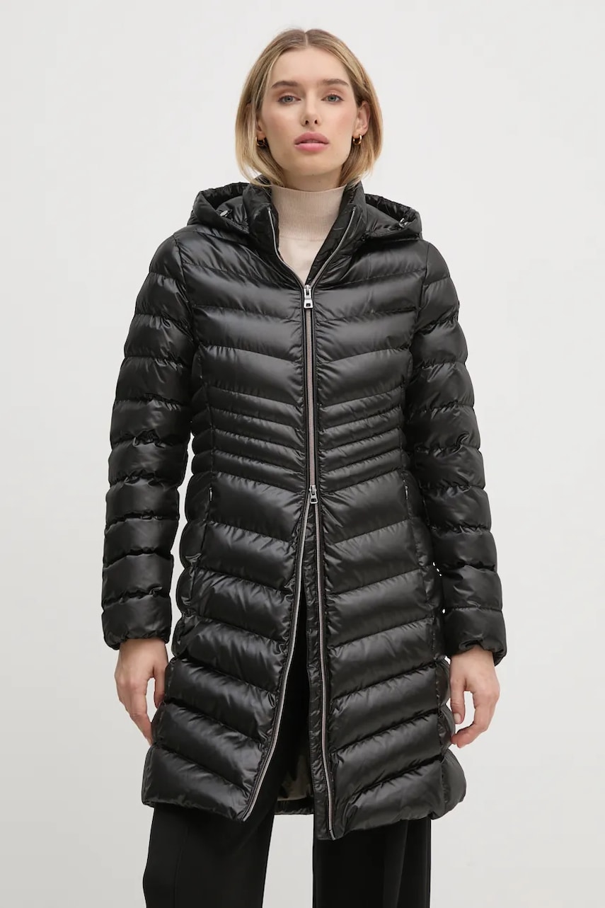Geox geaca femei, culoarea negru, de iarna, W4628T-T2843-F9000 Geox geaca femei, culoarea negru, de iarna, W4628T-T2843-F9000