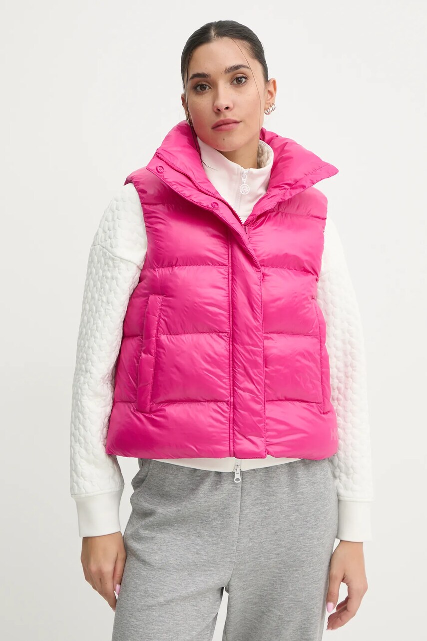 Helly Hansen vesta JADE femei, culoarea roz, de iarna, 53296